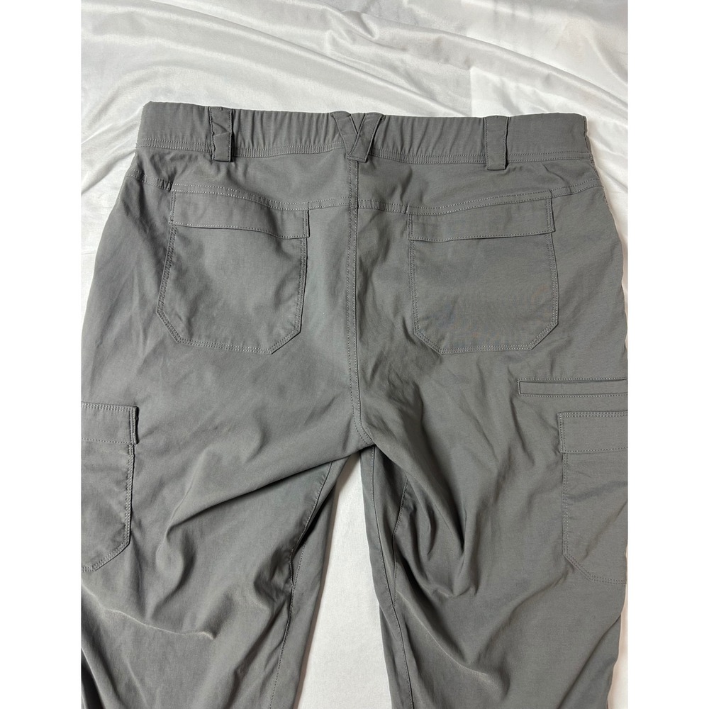 Duluth Trading Co Womens 16 Gray Dry on the Fly Cargo Crop Pants Hiking Outdoor - Picture 6 of 16